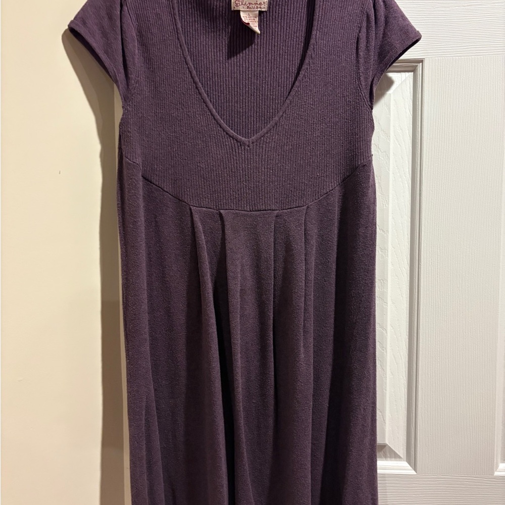 Elegant Purple Women's Dress